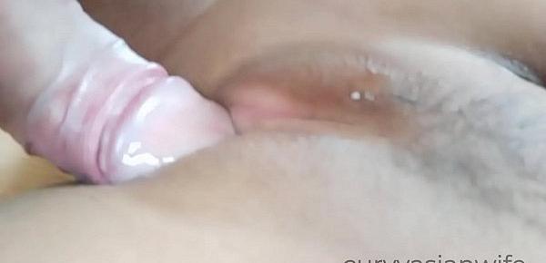  Fucking Asian pussy and cum coating